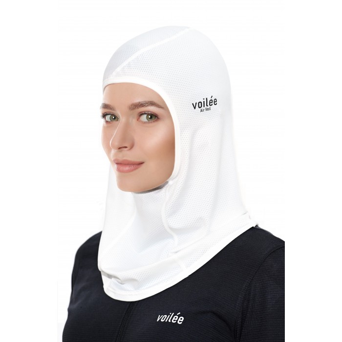 Basic Collection Sports Hijab (White Type A)